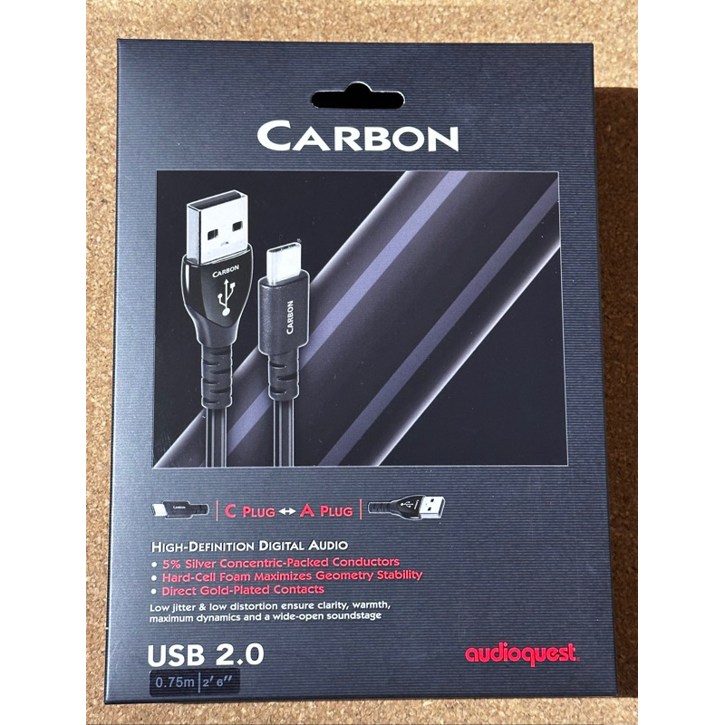 audioquest Carbon USB A to C 、Lightning to C 、C to C *聊聊享優惠*