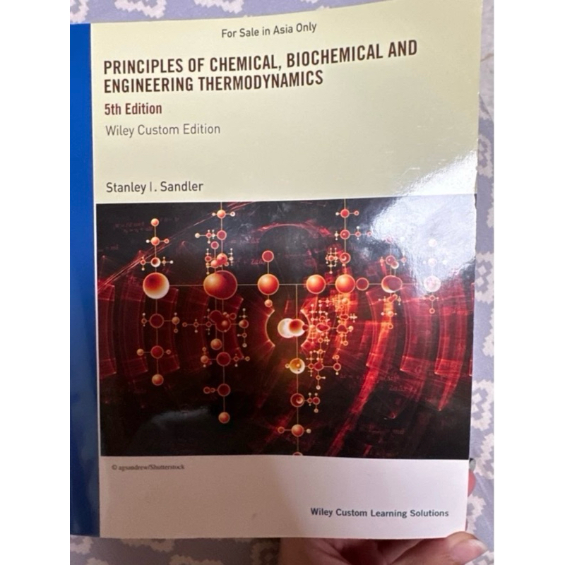 principles of chemical biochemical engineering thermodynamic