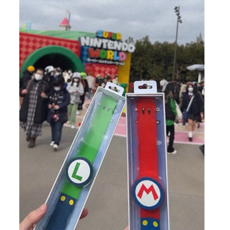 【出租】Nintendo任天堂 能量手環 大阪環球影城 馬力歐世界 馬力歐 紅 路易吉 綠 互動遊戲
