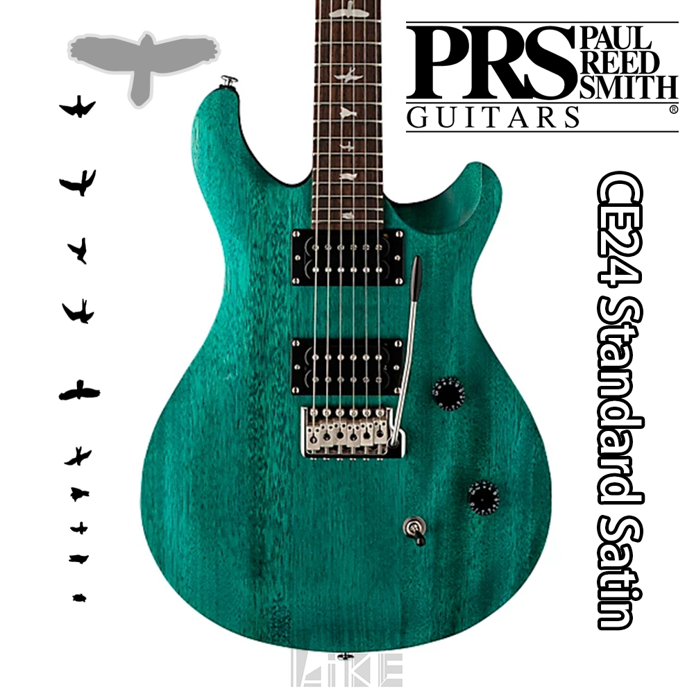 『超值推薦』PRS SE CE24 Standard Satin 電吉他 規格下放 平價版 消光 Turquoise
