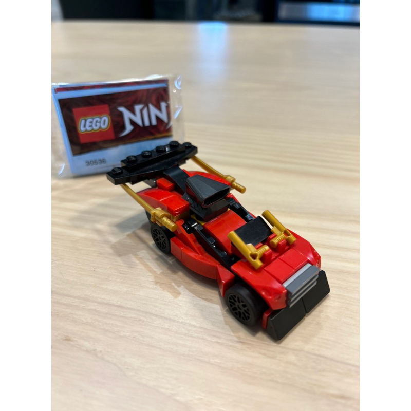 （正版）LEGO 樂高 旋風忍者  袋裝 30536 紅忍者賽車 忍者變形車 Polybag