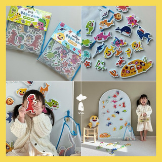 •ᴥ• 鯊魚寶寶洗澡玩具 韓國鯊魚寶寶拼圖 babyshark拼圖 鯊魚寶寶積木