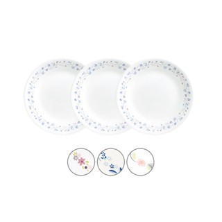 【美國康寧 CORELLE】多款花色6吋平盤*3入組 多件專案