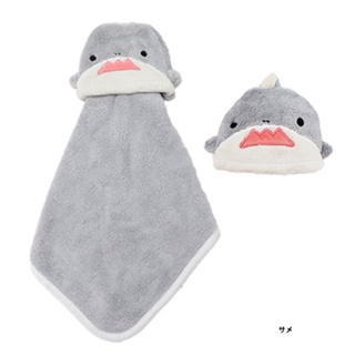 日本 PINE CREATE 動物 毛巾 擦手巾 水獺 羊駝 鯊魚 鴨鴨 北極熊 培養洗手習慣好物