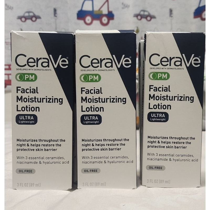CeraVe 適樂膚PM晚間臉部保濕乳液89ml（盒損，非常介意者請勿下單）