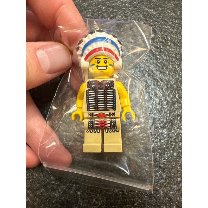樂高 Lego 人偶包 8803 第3代 印地安人 部落 酋長 3號