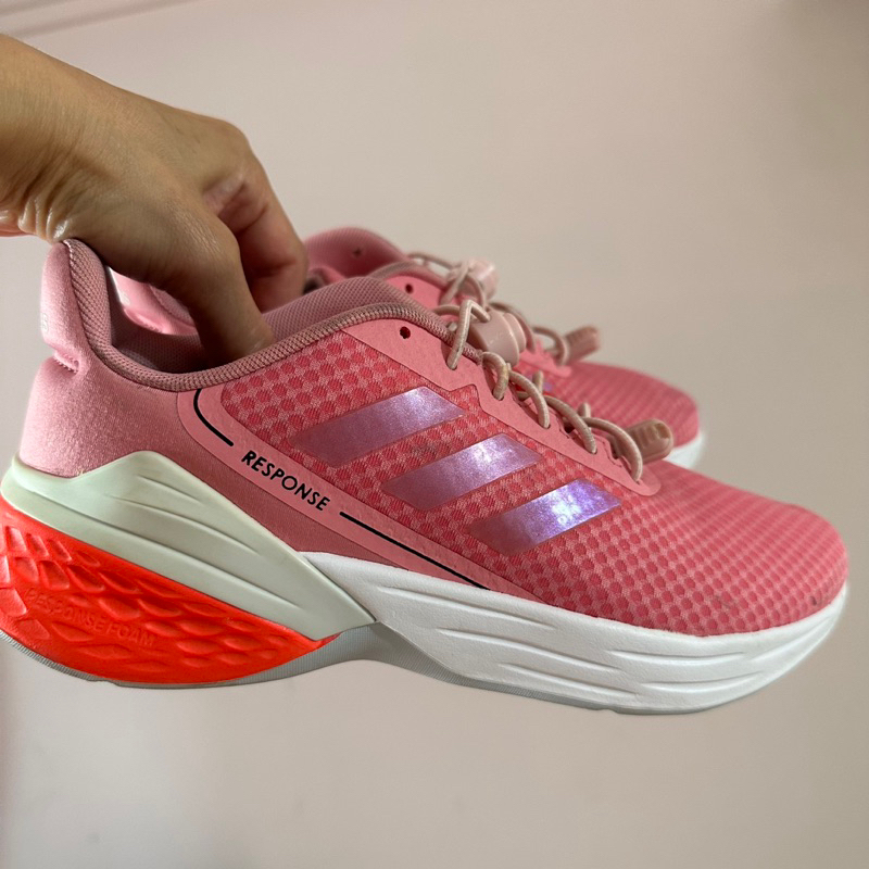 二手Adidas RESPONSE SR 女 慢跑鞋 -FY9158 尺寸US7(24公分)