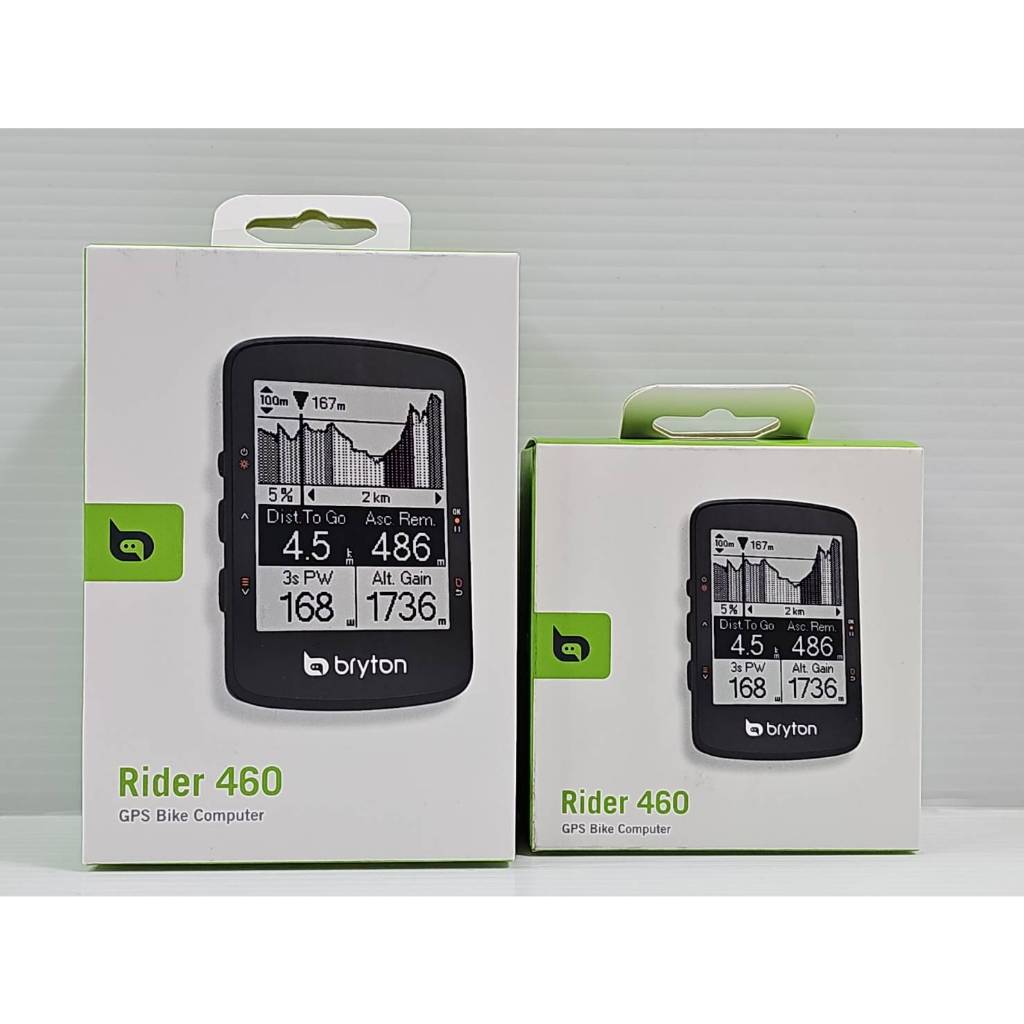 Bryton Rider 460 2.6吋黑白大螢幕導航碼錶 GPS碼表 自行車車錶 460E 460D