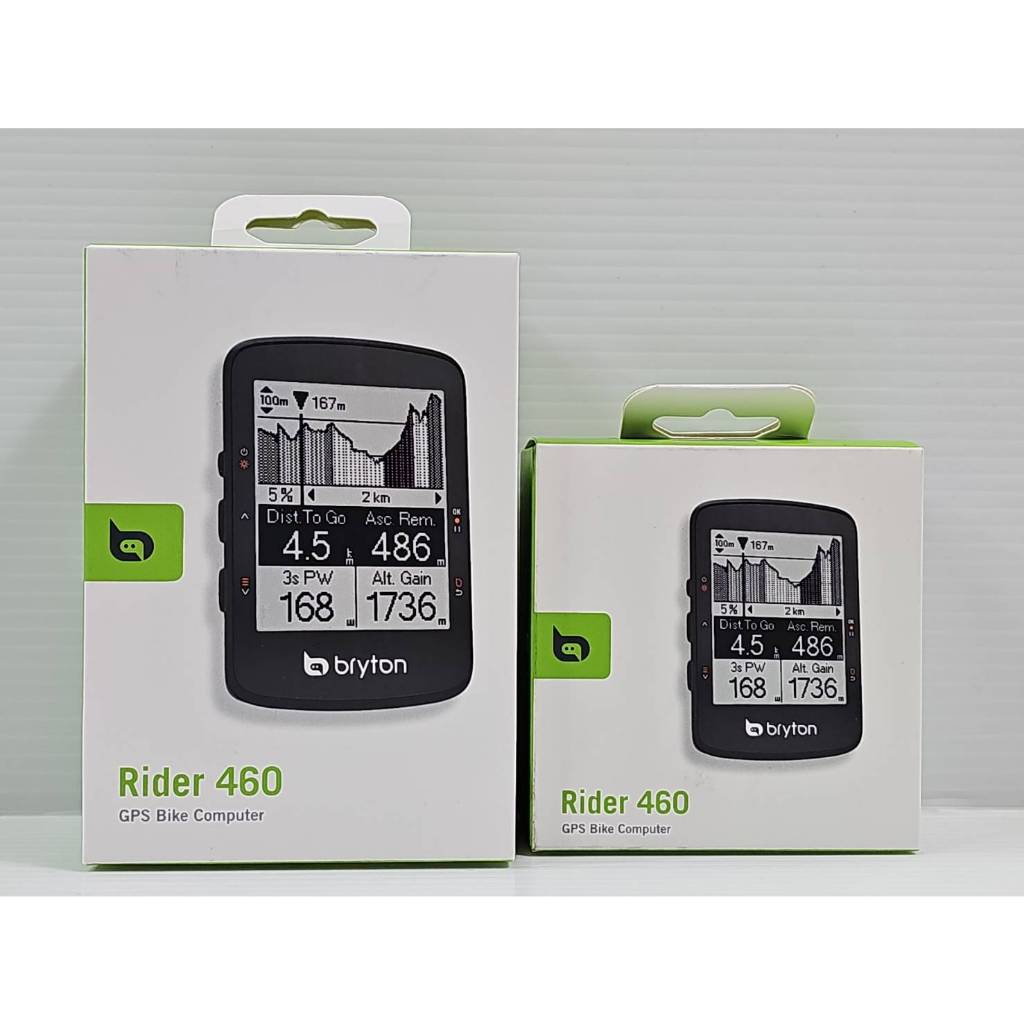 Bryton Rider 460 2.6吋黑白大螢幕導航碼錶 GPS碼表 自行車車錶 460E 460D 460 E D