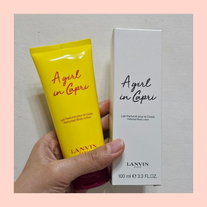 浪凡 LANVIN A girl in Capri 卡布里風情女性身體乳 100ml