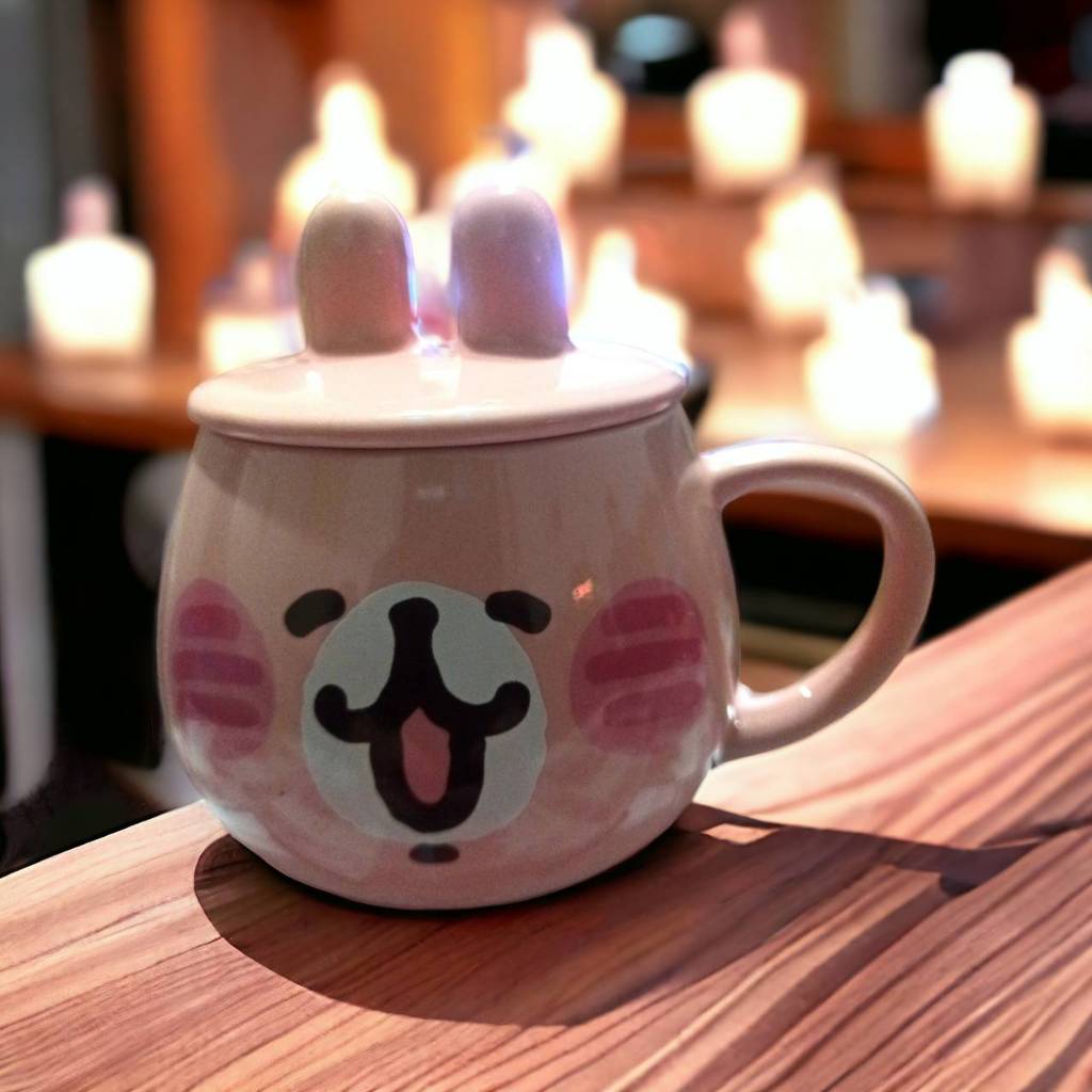 卡娜赫拉 粉紅兔兔陶瓷杯