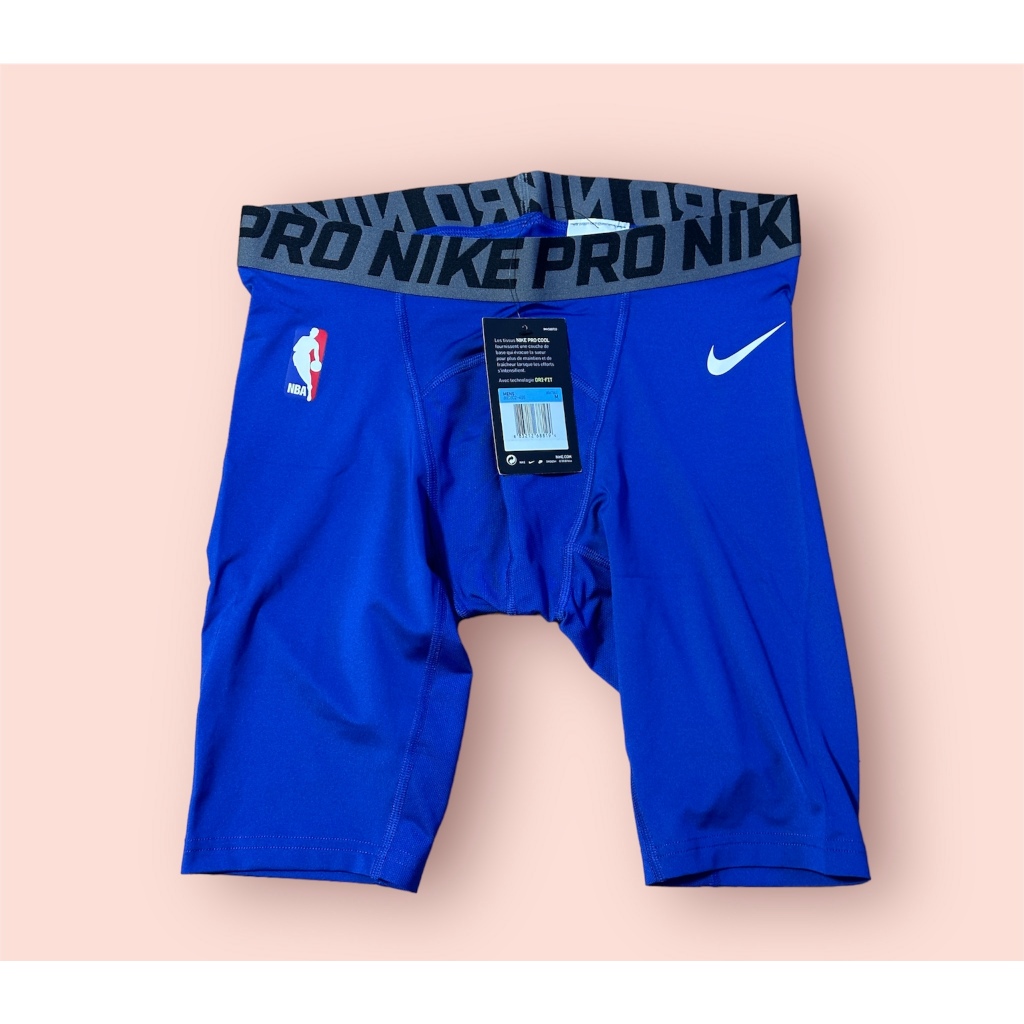 Nike NBA GI 球員版 實戰等級 藍色緊身束褲 緊身褲 短褲 束褲 籃球褲