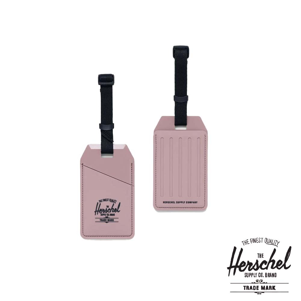 Herschel Luggage Tag - Rubber【10804】玫瑰粉 行李牌 吊牌 行李箱吊牌 牌套