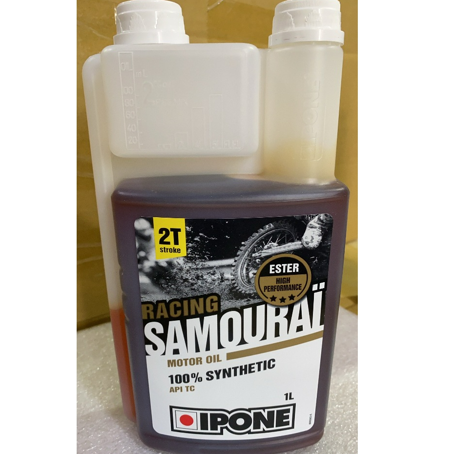 【葳葳精品】IPONE機油。SAMOURAI  RACING系列。2T草莓味。機油。(容量1L)