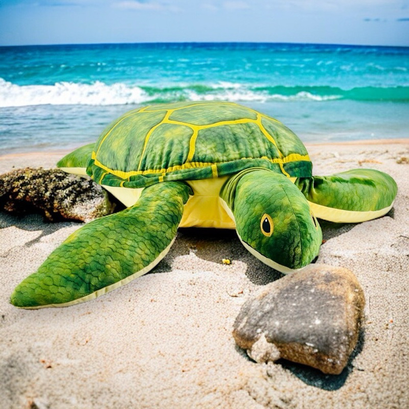 ✌️PLAY TOY🐻大海龜玩偶娃娃 🧸大海龜🐢填充玩具、小琉球海龜🐢海洋生物🐬