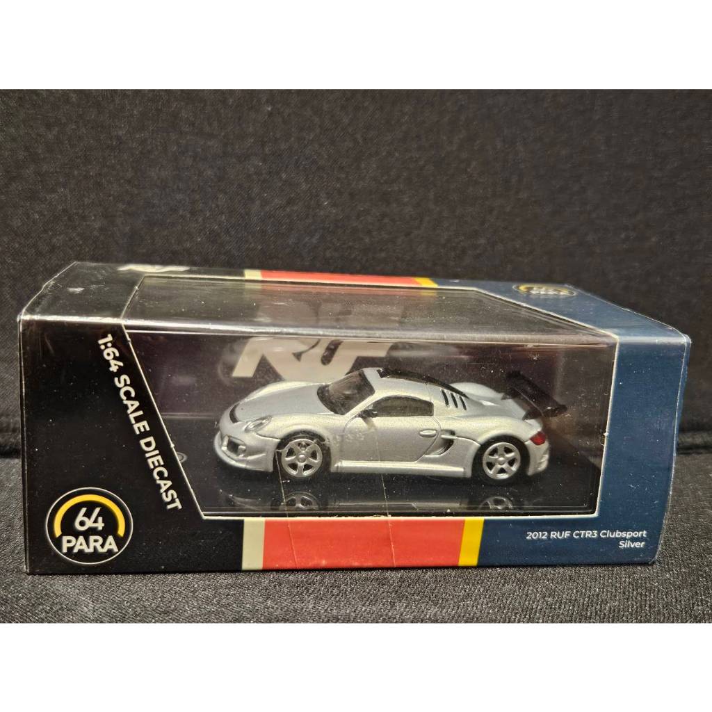 【模型娜】Para64 1/64 Porsche RUF CTR3 Clubsport 銀