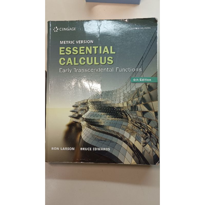 Essential calculus - 第4版(鉛筆劃記)
