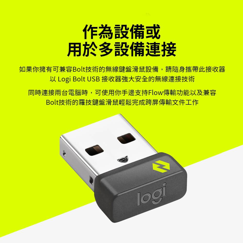 【羅技】 高雄自取 Bolt Unifying 接收器 滑鼠 無線滑鼠 鍵盤 一對多 連線 2.4 GHz USB 電競