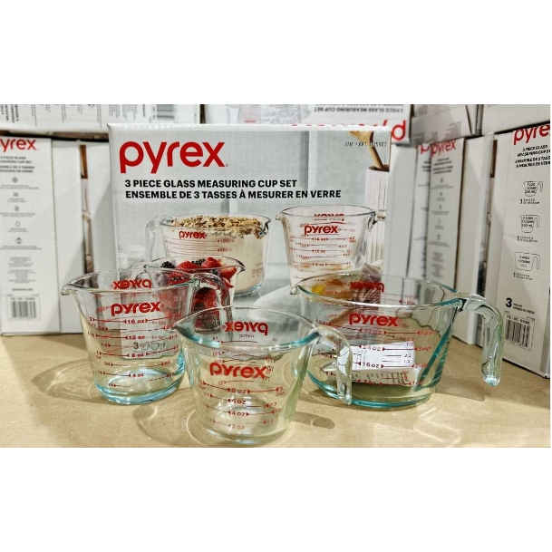 PYREX 單耳玻璃量杯三件組 #1615903商品與賣場 &lt;同步銷售&gt;，歡迎先 &lt;聊聊&gt; 詢問庫存再下單2403