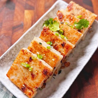 【海產教父】港式蘿蔔糕、臘味蘿蔔糕、港式芋頭糕、臺式蘿蔔糕(全素) 港點/港式點心/早餐/蛋餅
