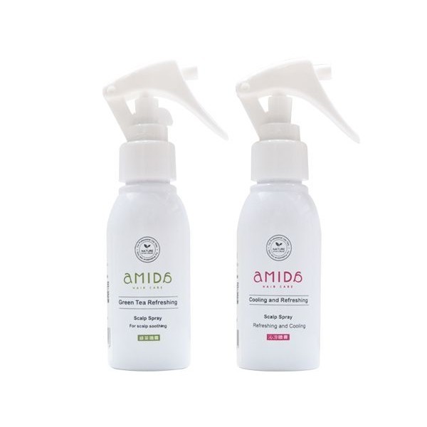 【Amida】沁涼頭皮清新噴霧／綠茶頭皮清涼噴霧80ml｜D190058