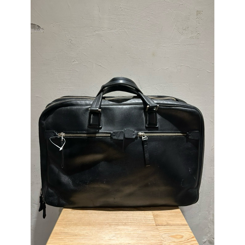 90s OLD PORTER Leather Bag Made in Japan 吉田カバン 公事包 商務包 手提包