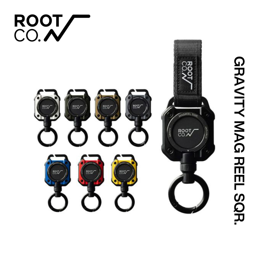 【KOZIIY】ROOT CO. GRAVITY MAG REEL SQR. 360度正方形多功能登山扣