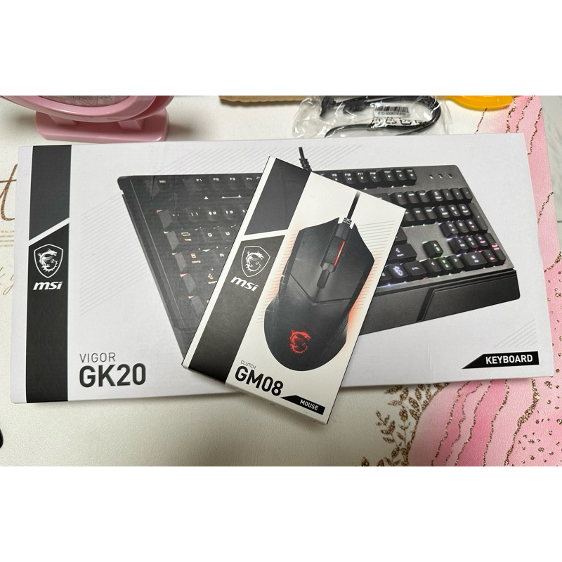MSI GK20 GM08 電競 鍵盤 滑鼠