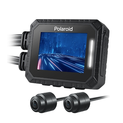 【鉅石】Polaroid 寶麗萊 MS210WG 行車記錄器 廣角鏡 夜視雙鏡頭 GPS定位 防水 機車 重機 改裝零件