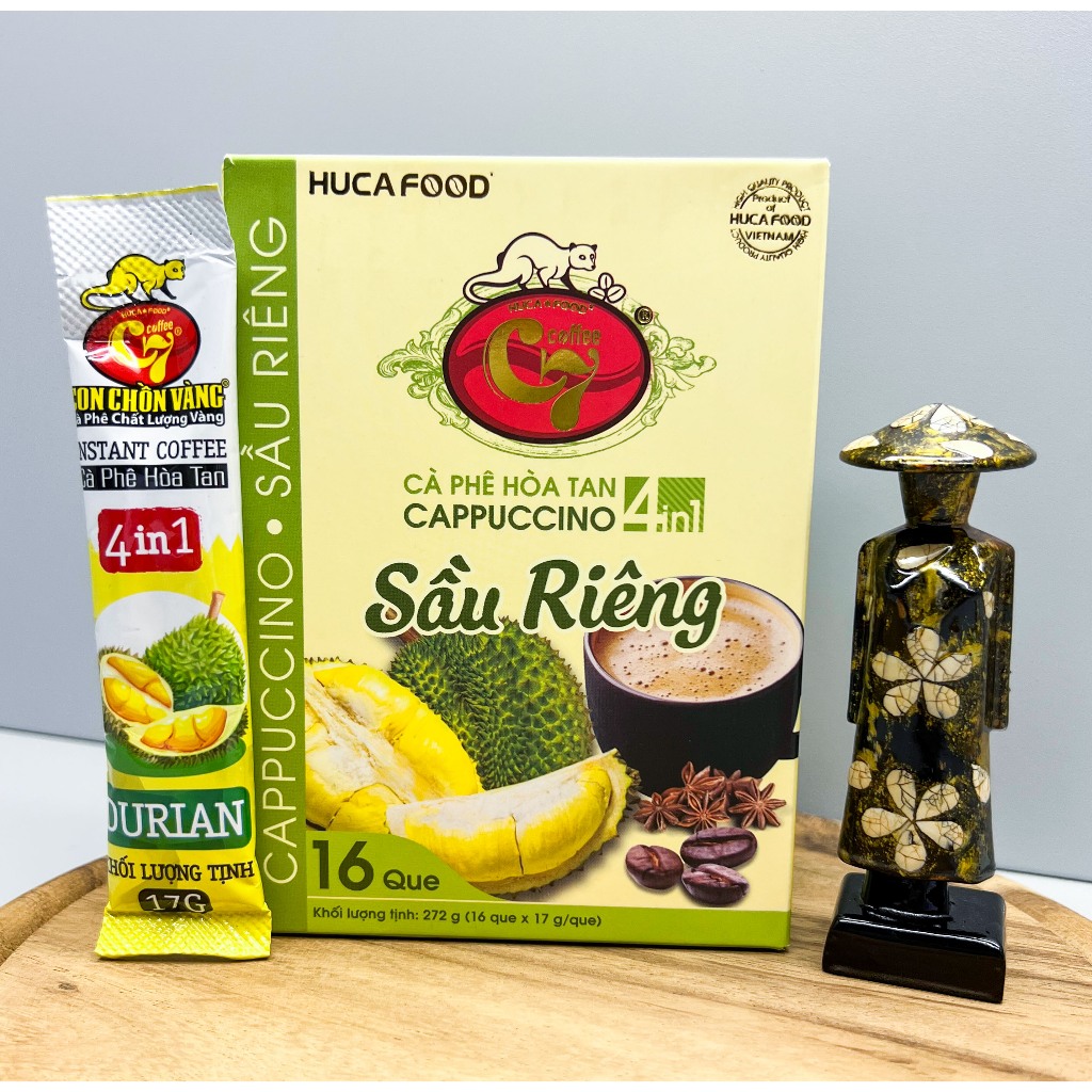 ⭐越南 現貨 C7 榴槤 咖啡 四合一(盒裝16入) ⭐ Durian Coffee ⭐Việt Nam cà phê⭐