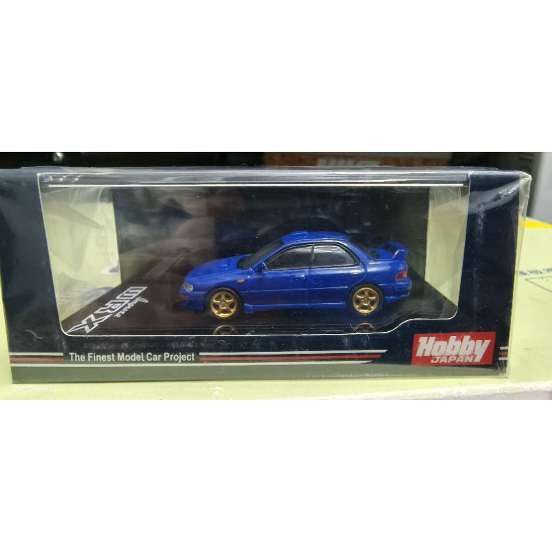 Hobby Japan 1/64 Subaru Impreza wrx gc8 Sports blue
