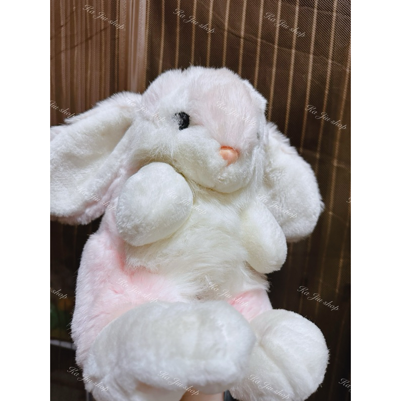 兔子 大娃娃 約30cm 兔寶寶 垂耳兔 療癒 粉嫩 少女粉 大耳兔 兔兔 絕版娃娃 懷舊 毛絨玩具 玩偶
