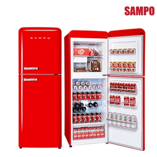 【SAMPO聲寶】SR-C21D(R) 210L 一級能效 歐風美型變頻雙門冰箱