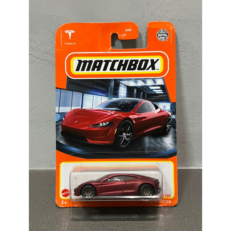 《初版特斯拉》 Matchbox 火柴盒 Tesla Roadster 特斯拉 電動車 跑車