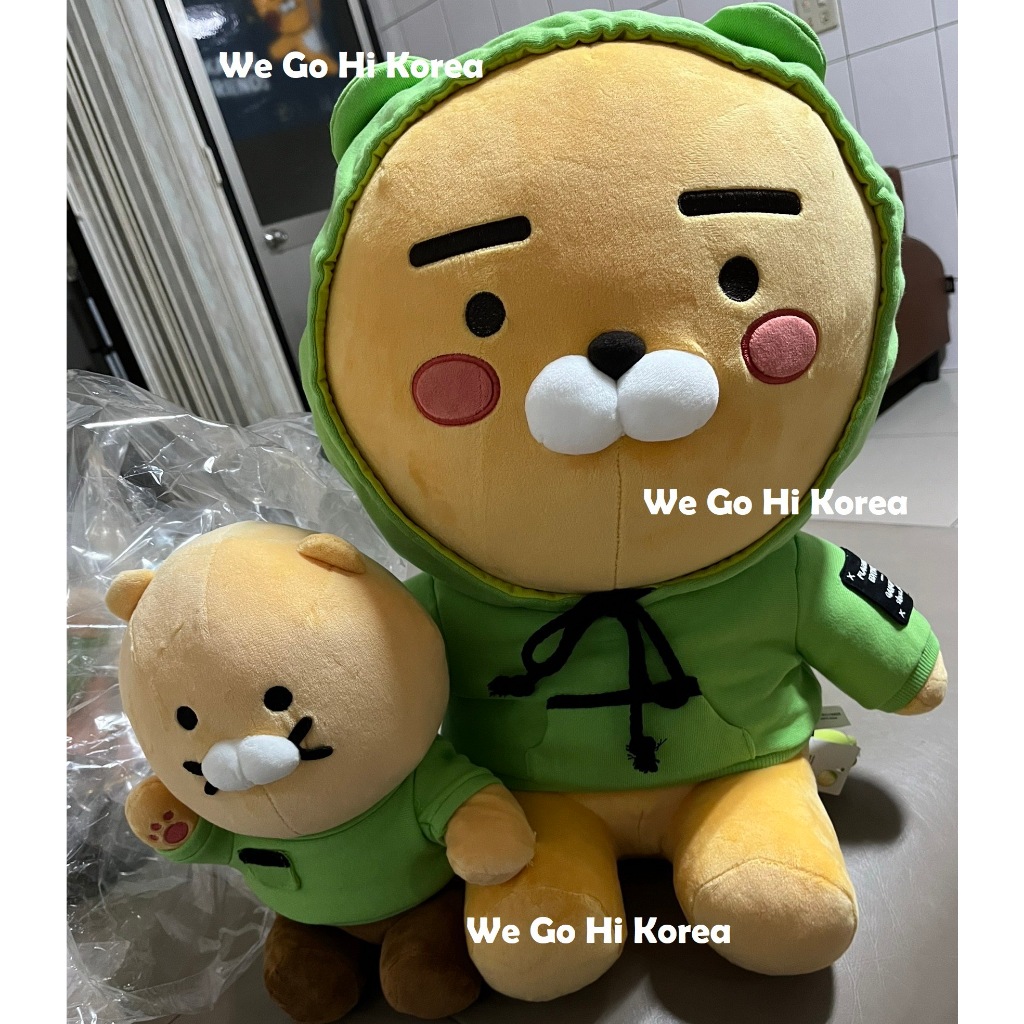 現貨💕全新🙌《Kakao Friends Ryan萊恩春植-首爾江南店限定!!  帽T萊恩春植玩偶》🇰🇷100%韓國正品