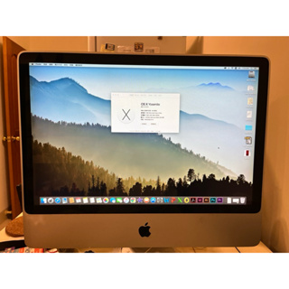 apple iMac OS X 10.10.5 蘋果電腦 設計 影片剪輯 繪圖軟體 文書作業軟體 24吋