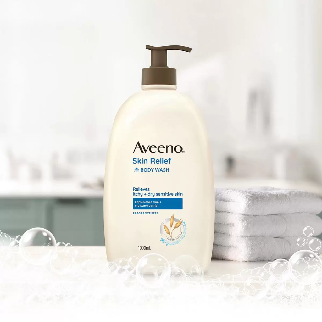 Aveeno 艾惟諾 燕麥高效舒緩沐浴露 1000mL/瓶 沐浴乳