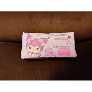 三麗鷗 酷洛米 KUROMI & Hello Kitty 特厚 旅行用 一次性 珍珠柔膚巾