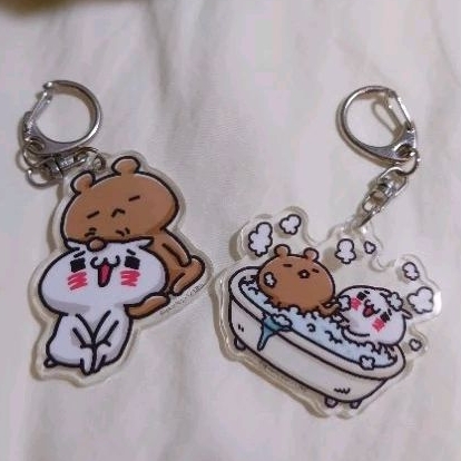 【ᴍɪɴɪ檸檬市集】[二手]日本igarashi yuri貓與熊 扭蛋壓克力吊飾