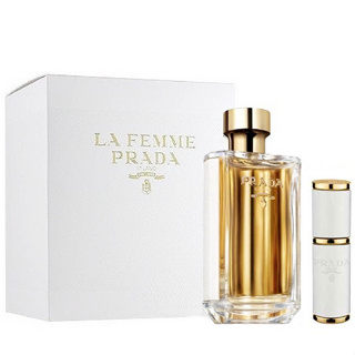 現貨正品！PRADA LA FEMM 女性淡香精禮盒 (淡香精100ml+淡香精8ml)