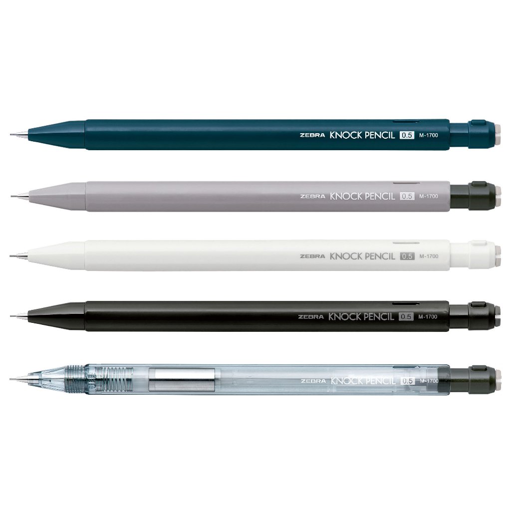 日本斑馬 ZEBRA KNOCK PENCIL M-1700 MA-117 0.5mm 搖按出芯六角自動鉛筆 -耕嶢工坊