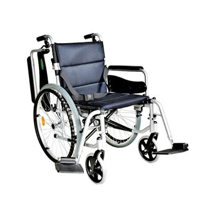 【海夫】頤辰醫療機械式輪椅未滅菌 20吋輪椅B款附加A 鋁合金/中輪/可拆/復健式 深紅深藍二色可選(YC-925.2)