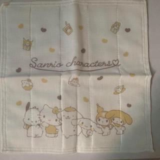 日本 正品 純棉 hello kitty 凱蒂貓 手帕 手巾 布 擦手巾 抹布 布丁狗 大耳狗 庫洛米 美樂蒂 愛心