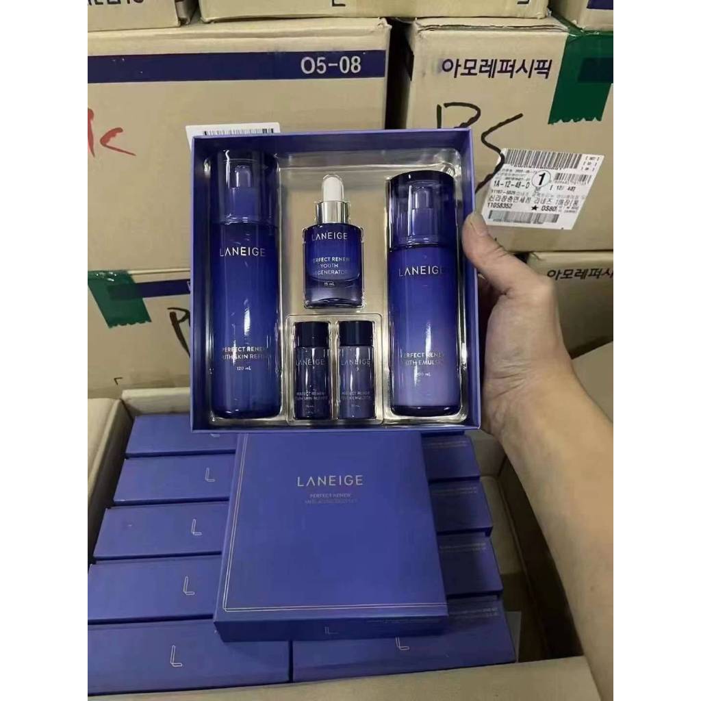 [現貨+預購] LANEIGE 蘭芝 完美新生水乳套盒 完美新生醒肌露 導入液 肌能露 化妝水 乳液 精華液 完美新生