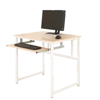 《DFhouse》新商品上市 亨利80公分附鍵盤多功能工作桌-楓木色
