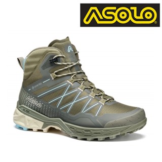 ASOLO 女款 GTX 中筒越野疾行健走鞋 TAHOE MID A40057/B102｜防水透氣 黃金大底 健走 登山