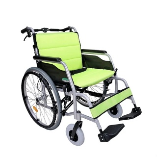 【海夫健康生活館】頤辰醫療 機械式輪椅(未滅菌) 頤辰24吋輪椅 鋁合金/可拆式/B、C款(YC-900)