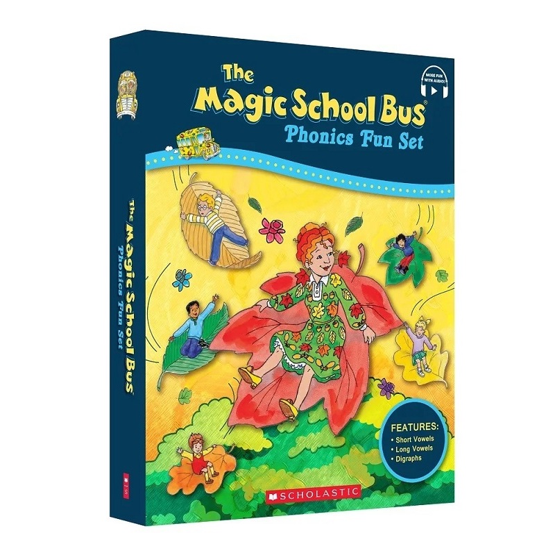 The Magic School Bus Phonics Fun Set (+StoryPlus/12冊合售)/魔法校車/Joanna Cole/ Bruce Degen eslite誠品