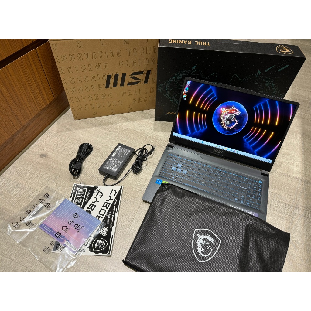 MSI 電競筆電 15 A12VE-054TW i5-12450H 16G RTX4050 二手筆電 遊戲筆電 ROG