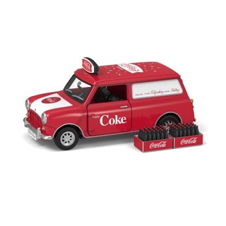 【Tiny City 】 Morris Mini Coca-Cola 1/50 可口可樂 合金 汽車模型 模型車 toy